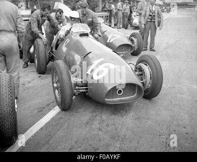 GP britannique de Silverstone en 1952 Banque D'Images