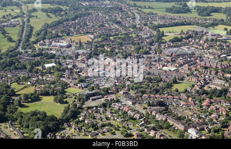 Vue aérienne de la ville de Cheshire Sandbach, UK Banque D'Images