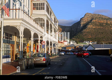 Historique route principale de Simon's Town à False Bay, Cape Town Banque D'Images