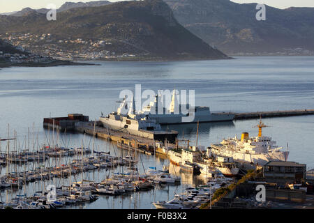 Marina et base navale de Simon's Town, Cape Town Banque D'Images