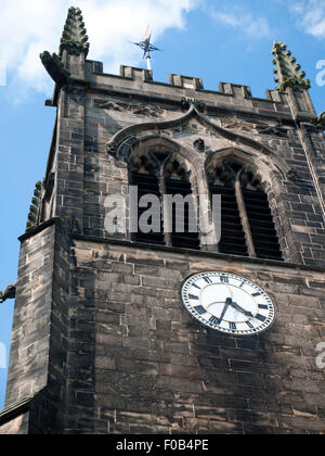 La tour de Saint Mary's Church, Sandbach, Cheshire, England, UK Banque D'Images