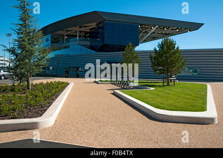 En dehors de la Manchester City Football club Etihad Stadium, l'Académie de formation Campus Sportcity, Clayton, Manchester, Angleterre, RU Banque D'Images