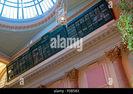 L'intérieur du Royal Exchange building, anciennement une bourse de produits agricoles, aujourd'hui un théâtre. St Anne's Square, Manchester, Angleterre, RU Banque D'Images