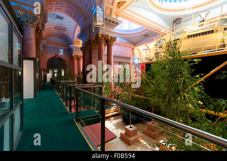 L'intérieur du Royal Exchange building, anciennement une bourse de produits agricoles, aujourd'hui un théâtre. St Anne's Square, Manchester, Angleterre, RU Banque D'Images