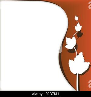 La direction générale du papier avec des feuilles abstract vector background. Illustration de Vecteur