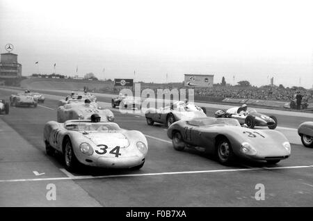 Course Avus de Berlin 1958 Banque D'Images