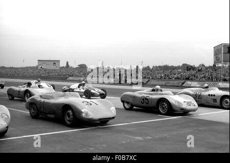 Course Avus de Berlin 1958 Banque D'Images