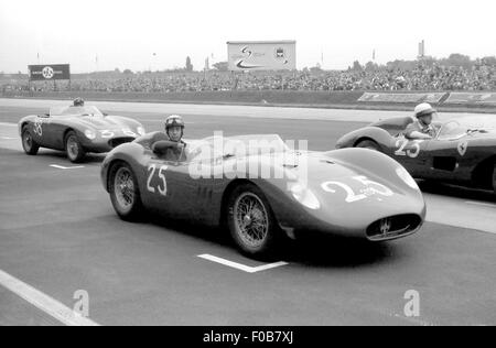 Course Avus de Berlin 1958 Banque D'Images