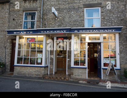 Restaurant Fish & Chips à Woodstock Oxfordshire England UK Europe Banque D'Images