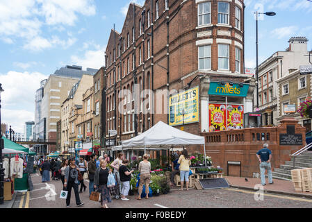 Surrey, Surrey Street Market Street, Croydon, London Borough of London, Greater London, Angleterre, Royaume-Uni Banque D'Images