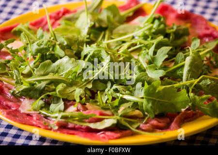 Carpaccio, cuisine italienne typique Banque D'Images