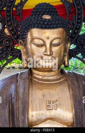 Golden Buddha le temple bouddhiste, la Thaïlande Banque D'Images