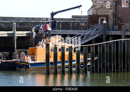 Whitby lifeboat station de sauvetage et Banque D'Images