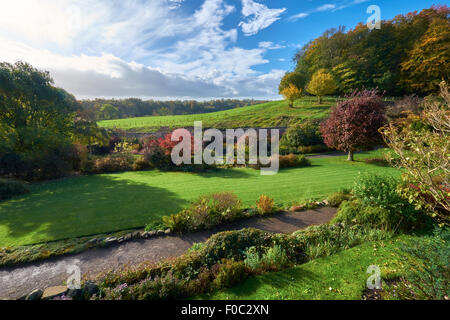 Wallington House Gardens dans le Nord Est de l'Angleterre, Royaume-Uni. Banque D'Images