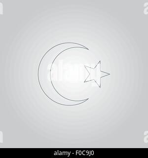 Symbole de l’Islam Illustration de Vecteur