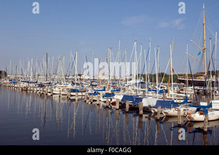 Segelschiffhafen, Travemünde, Banque D'Images