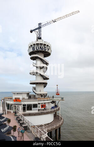 Tour Bungy à Scheveningen, Pays-Bas Banque D'Images