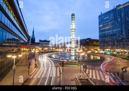 Ambiance jeune et moderne de Stockholm. Banque D'Images