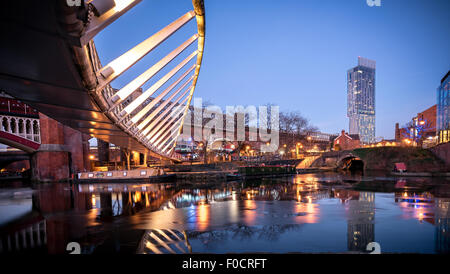 Le Castlefield est une zone de conservation de Manchester, dans le nord-ouest de l'Angleterre. Banque D'Images