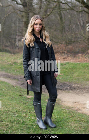 Acteur TOWIE Lauren Pope. Banque D'Images