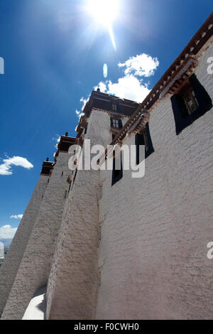 Palais du Potala au Tibet, Chine Banque D'Images