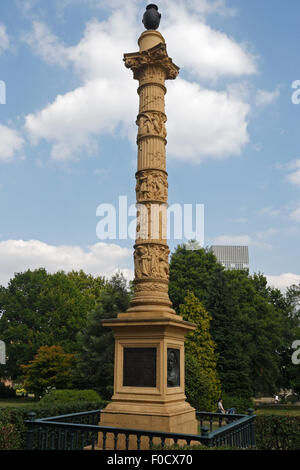 Monument à Weston Park Sheffield Angleterre UKcommémore Godfrey Sykes Banque D'Images