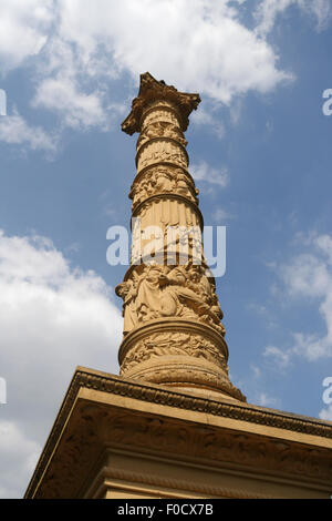 Monument à Weston Park Sheffield Angleterre Royaume-Uni commémore Godfrey Sykes Banque D'Images