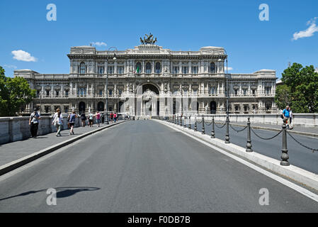 Corte di Cassazione, Palais de Justice, Ponte Umberto, Rome, Latium, Italie Banque D'Images