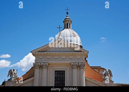 San Rocco, l'église, Largo San Rocco Square, Rome, Latium, Italie Banque D'Images