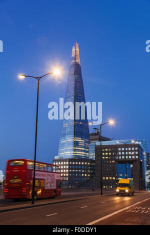 L'Angleterre, Londres, Southwark, London Bridge et le tesson Banque D'Images