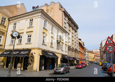 La rue Dlouha, Stare Mesto, vieille ville, Prague, République Tchèque, Europe Banque D'Images