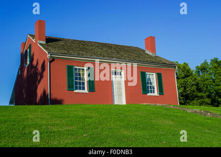 Une photo de l'historique John Rankin house, un arrêt crucial pour la liberté sur l'underground railroad locatein ripley en Ohio Banque D'Images