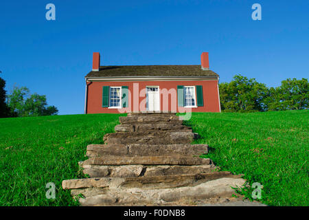 Une photographie de l'historique John Rankin house, un arrêt crucial pour la liberté sur l'underground railroad locatein ripley en Ohio Banque D'Images