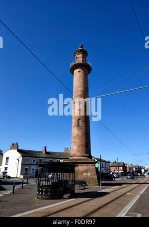 Le phare de Pharos, également connu sous le nom de phare supérieur, à Fleetwood, lancashire, uk Banque D'Images