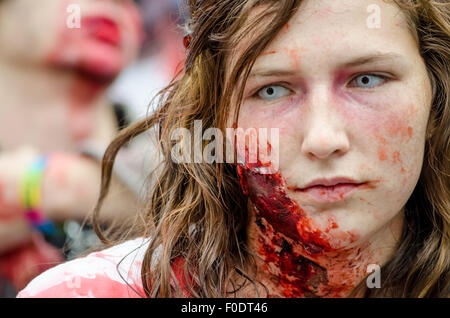 Zombie Walk à Montréal, 2012 Banque D'Images