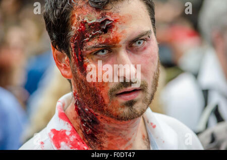 Zombie Walk à Montréal, 2012 Banque D'Images