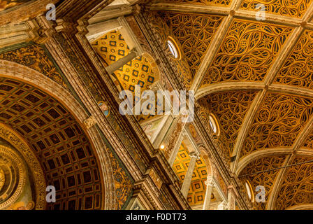 Plafond de Chiesa di San Maurizio al Monastero Maggiore Banque D'Images