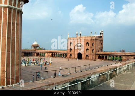 L'image a été tourné en Masjid-Delhi Jama-Inde Banque D'Images