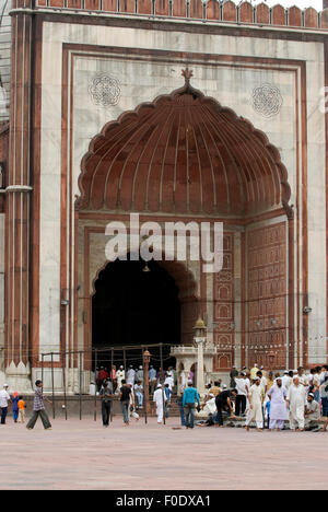 L'image a été tourné en Masjid-Delhi Jama-Inde Banque D'Images