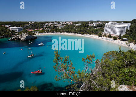 Cala Galdana, Minorque, Iles Baléares, Espagne, Europe Banque D'Images