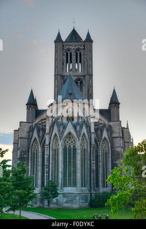 Saint Nicholas Church à Gand, Belgique Banque D'Images