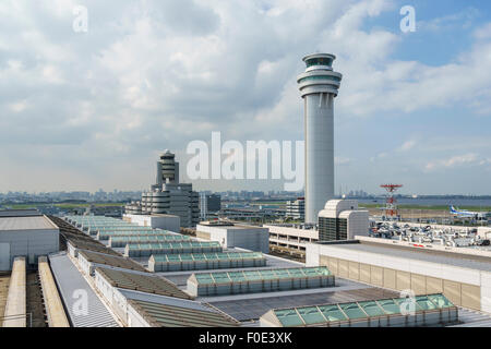 L'aéroport de Haneda International Terminal au Japon Banque D'Images