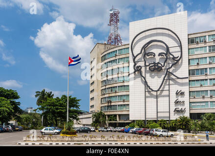 Place de la Révolution à La Havane, Cuba Banque D'Images