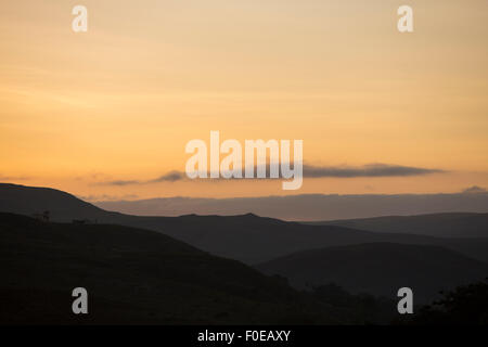 Tôt le matin, lever de soleil spectaculaire sur la région du mont Roraima, Gran Sabana. Venezuela 2015. Banque D'Images