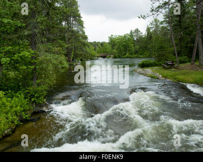 Le Parc Provincial Rushing River, Ontario, Canada Banque D'Images