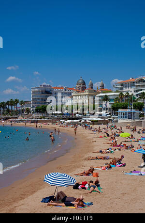 Plage Saint Raphael département du Var et la région Provence-Alpes-Côte d'Azur Rhône-Alpes Banque D'Images