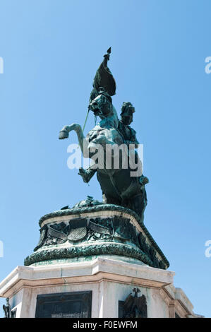 Statue de l'archiduc Charles d'Autriche sur la Heldenplatz à Vienne, Autriche Banque D'Images