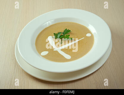 Purée de légumes biologiques frais, soup Banque D'Images