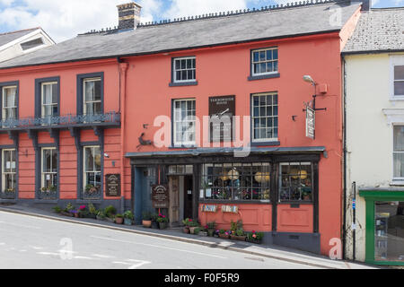 Yarborough House Book Shop et un café à Bishop's Castle Banque D'Images