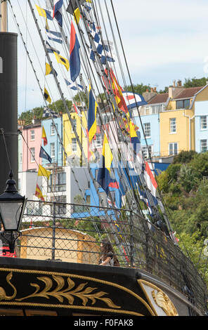 SS Great Britain de Brunel port flottant à Bristol, Bristol, England, UK Banque D'Images